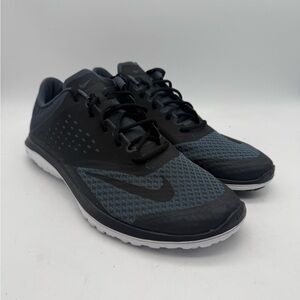 BRAND NEW Nike FS Lite Run 2 Dark Gray Black Sneakers 685266-002 Men’s Sz 10.5